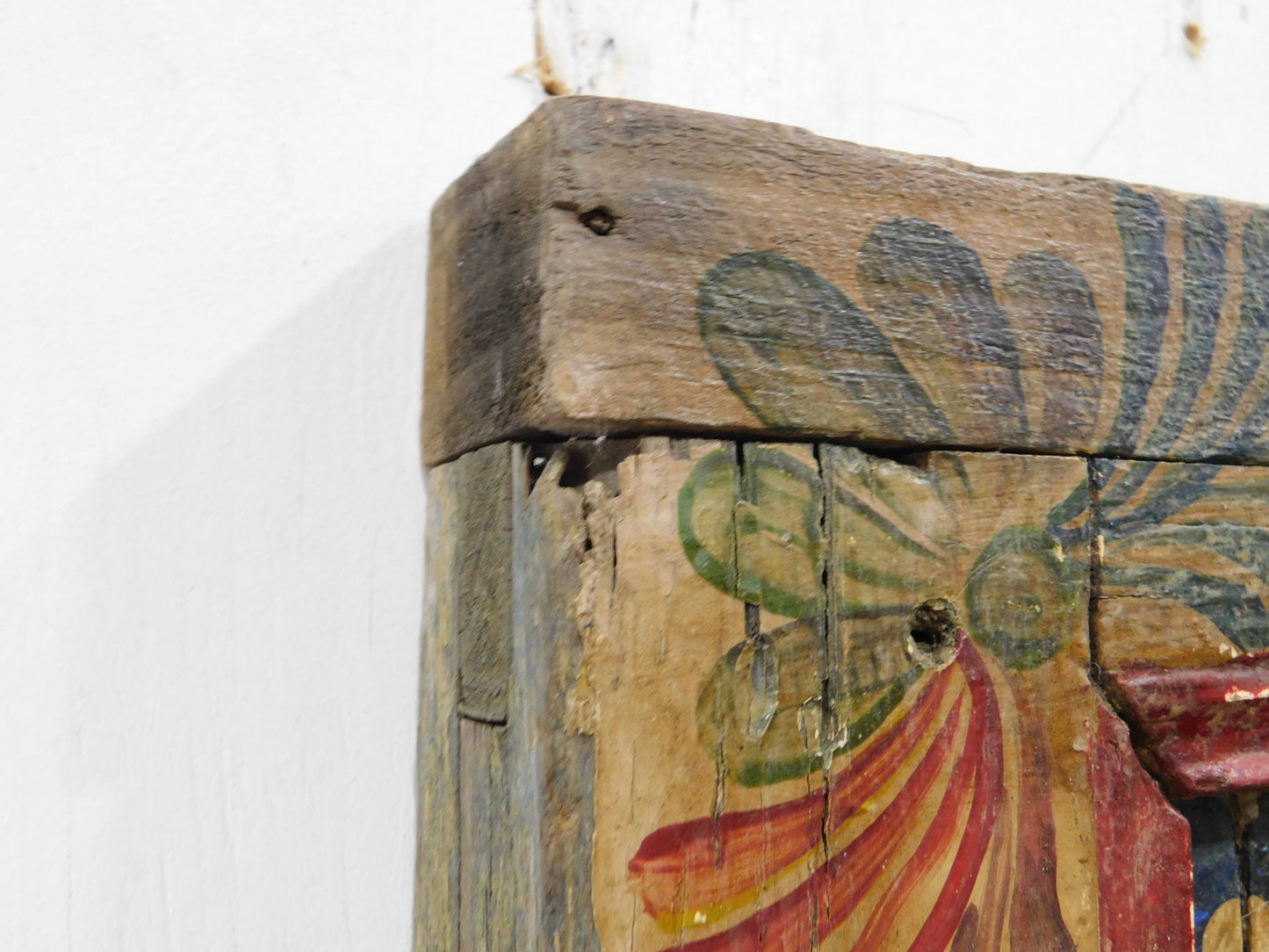 Mexican Folk Art Painting-#3-Retablo-Handmade-31x20 inches