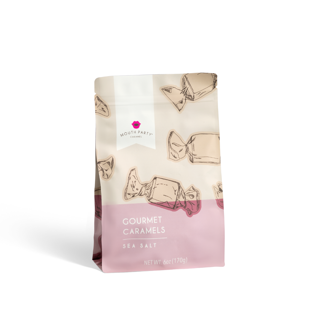 Sea salt caramel 6oz gift pouch