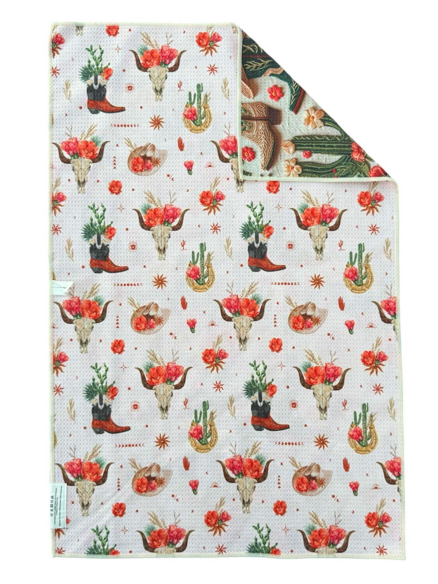 Cassity: Reversible Hand Towel: Cream / 19x29 / Hand Towel