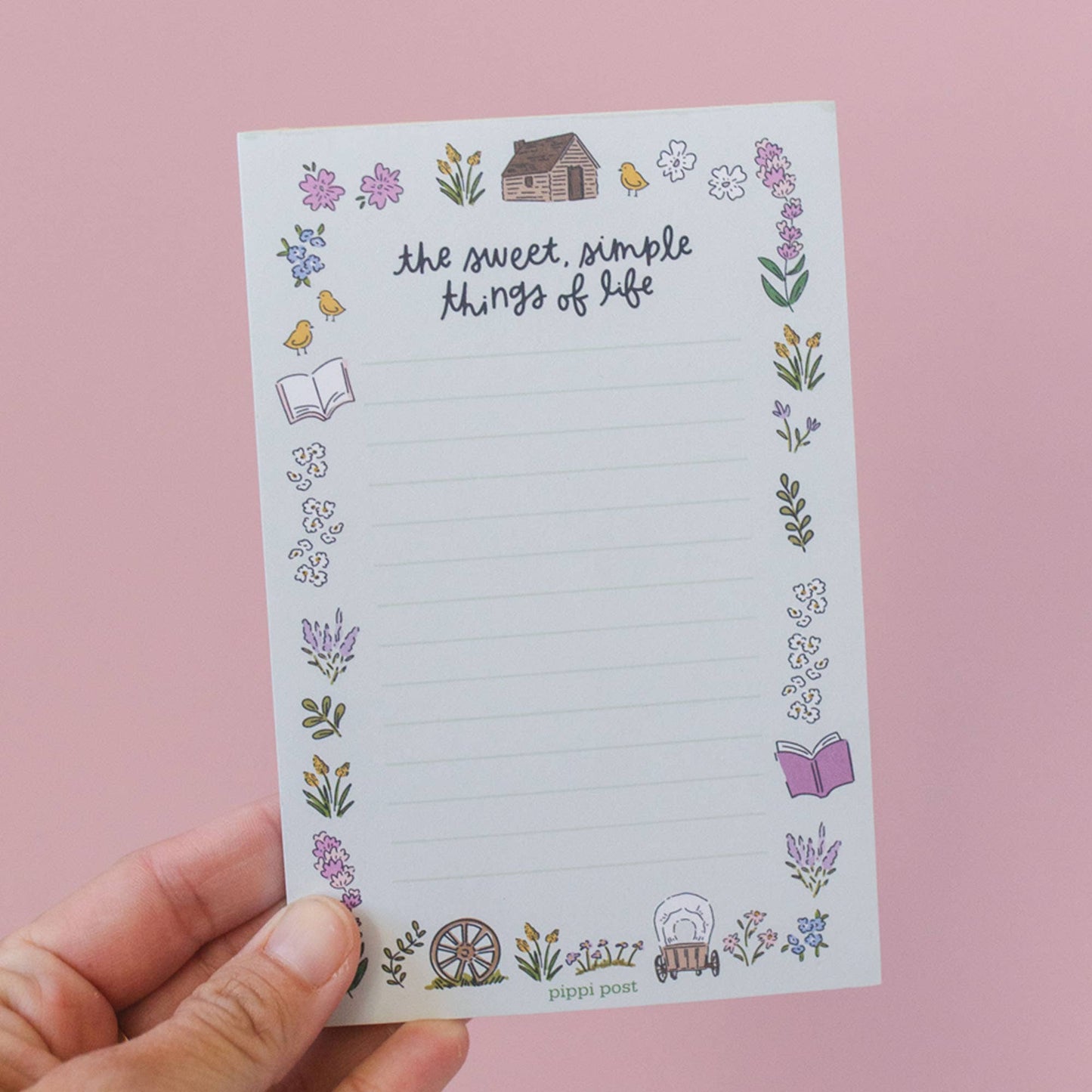 Little House on Prairie 4x6 Notepad LBV