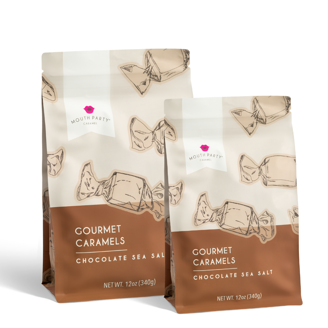 Chocolate sea salt caramel 6oz gift pouch