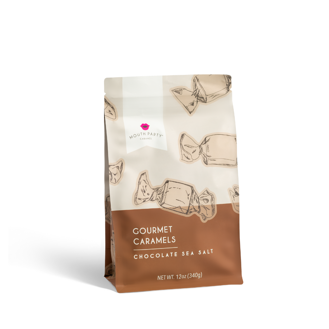 Chocolate sea salt caramel 6oz gift pouch