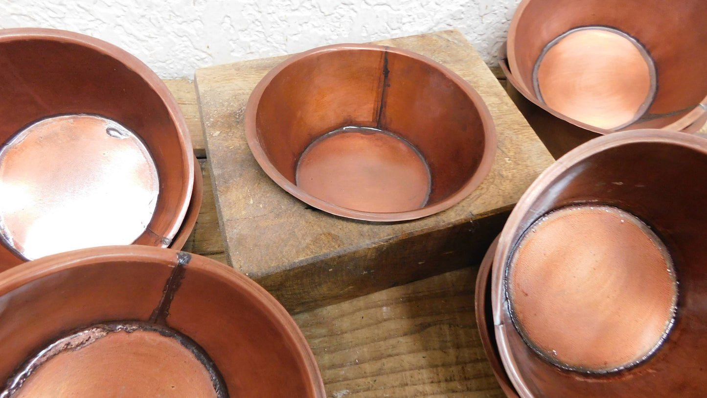 CLEARANCE-Cheese Mold Tin Inserts-Copper Tone-